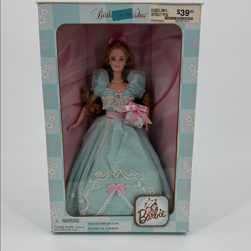 Barbie Mint Green and Pink Party Gown Collector Doll